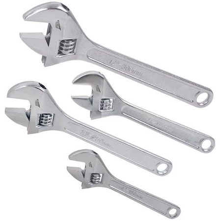 Atd Tools ATD 4-Piece Adjustable Wrench Set 425